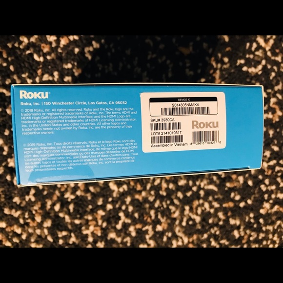 Roku Express HD w Roku streaming player,Remote,HDMI cable & more - Picture 6 of 6